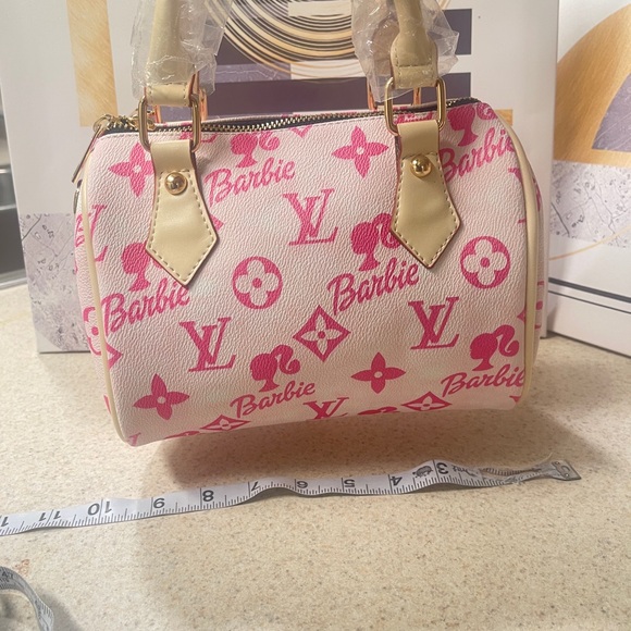 Tahari Handbags - Pink & Cream Mini Dome Satchel